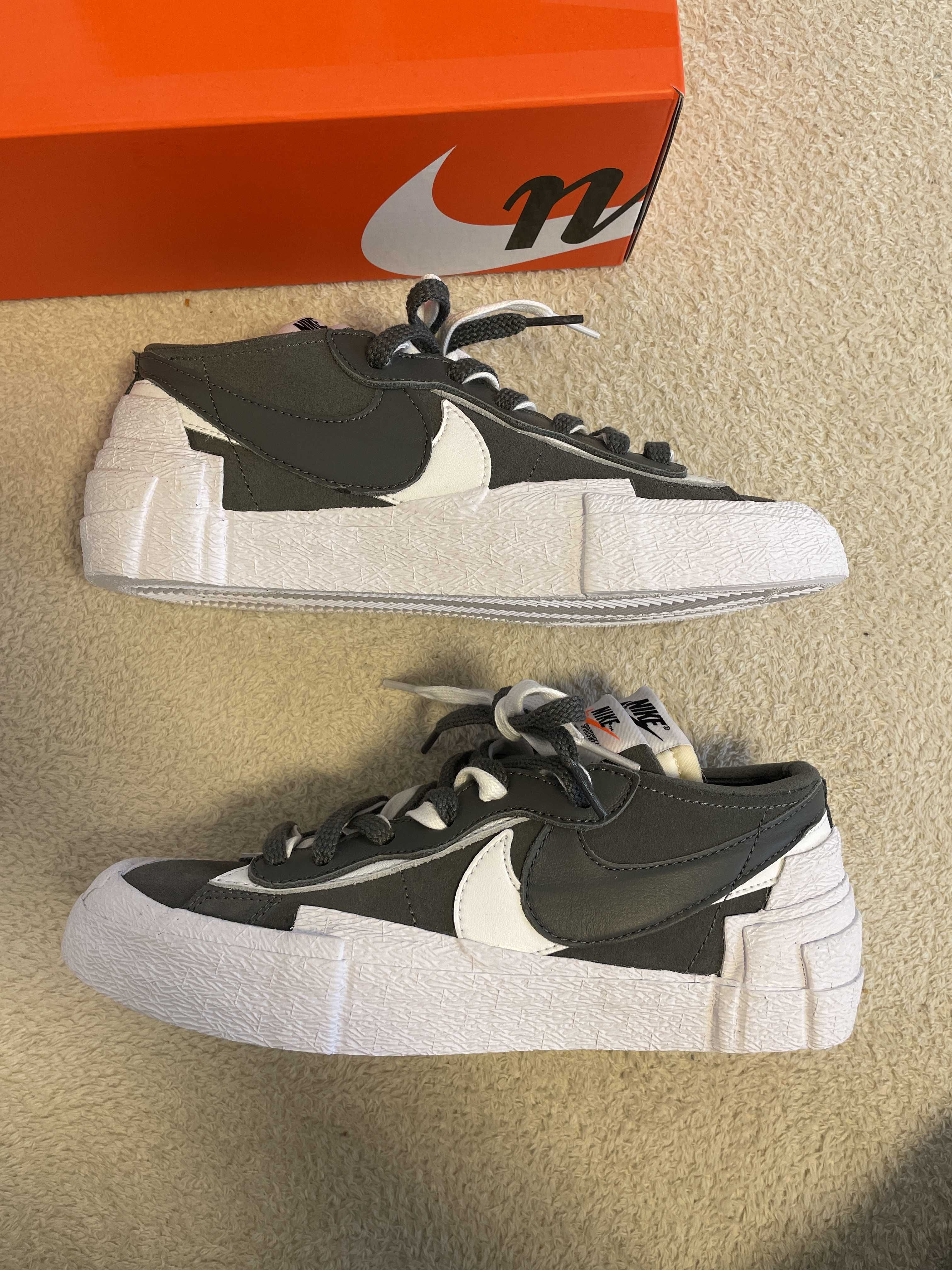 Sacai × Nike Blazer Low "Iron Grey"