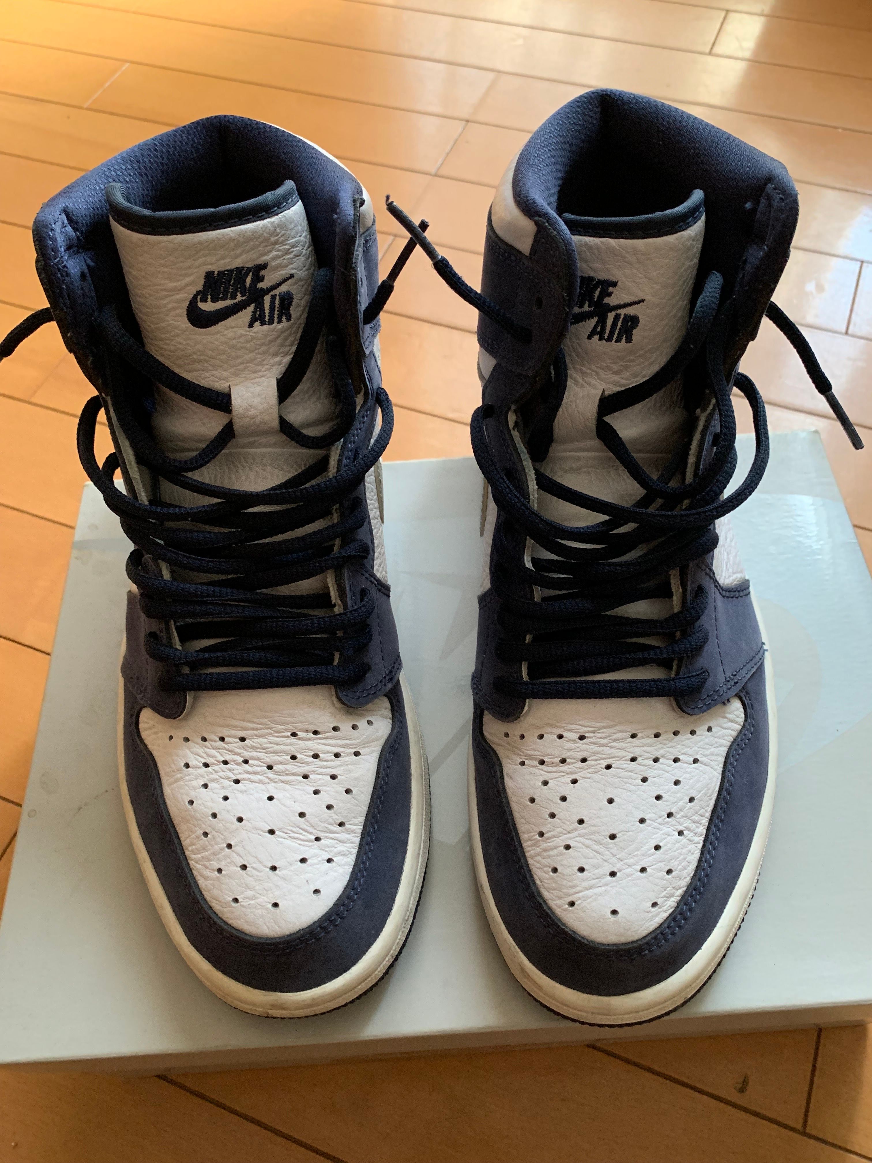 Nike Air Jordan 1 High OG CO.JP "White/Midnight Navy" (2020)(ブリーフケースなし)