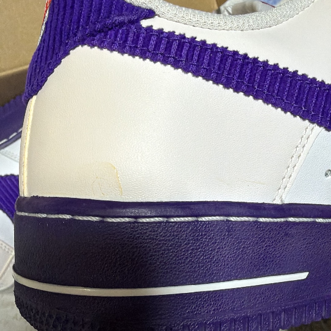 Nike Air Force 1 Low '07 EMB "White and Court Purple"