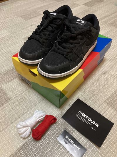 Wasted Youth × Nike SB Dunk Low "Black Denim" / VERDY