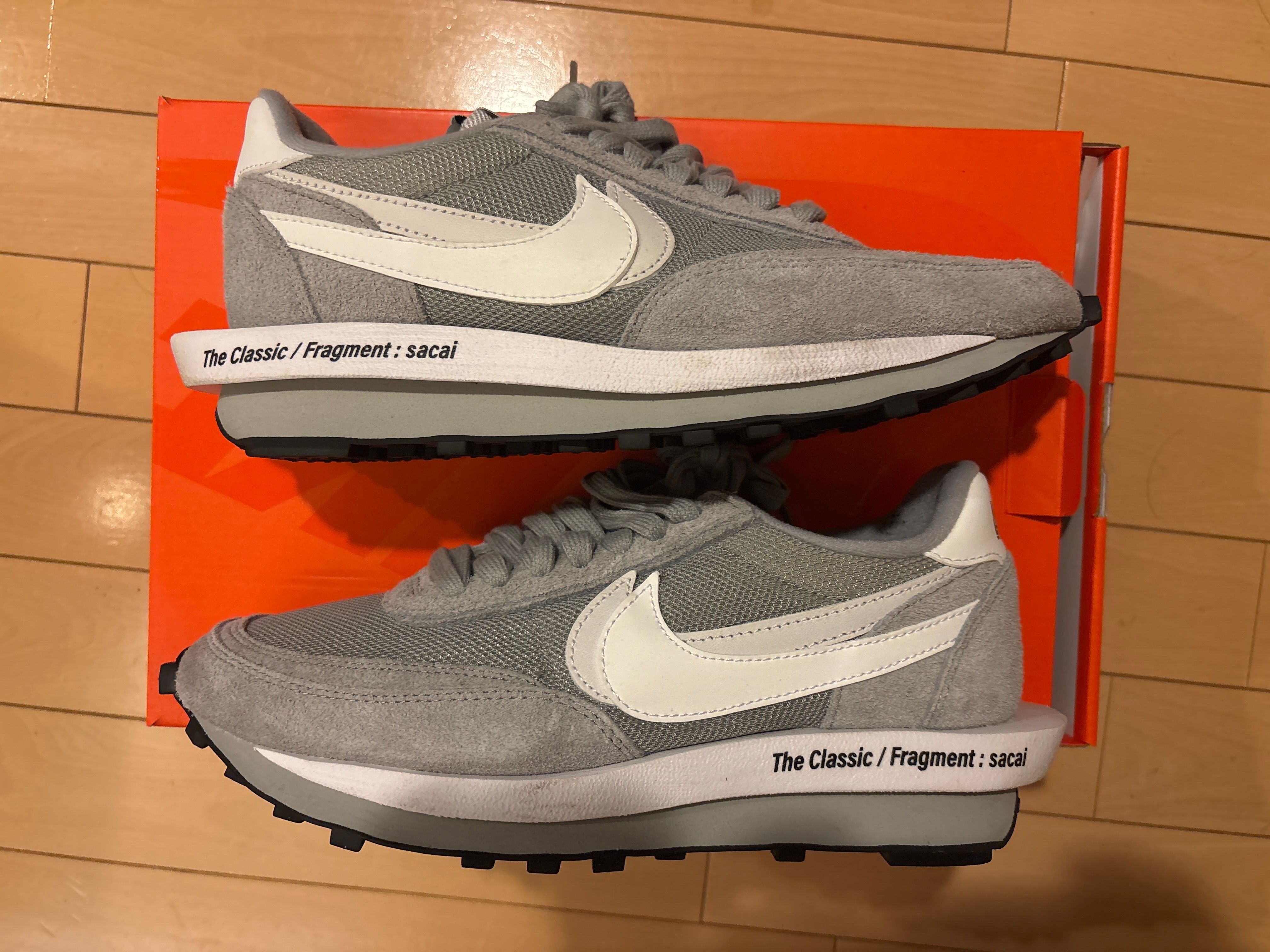 Fragment × sacai × Nike LD Waffle "Light Smoke Grey"