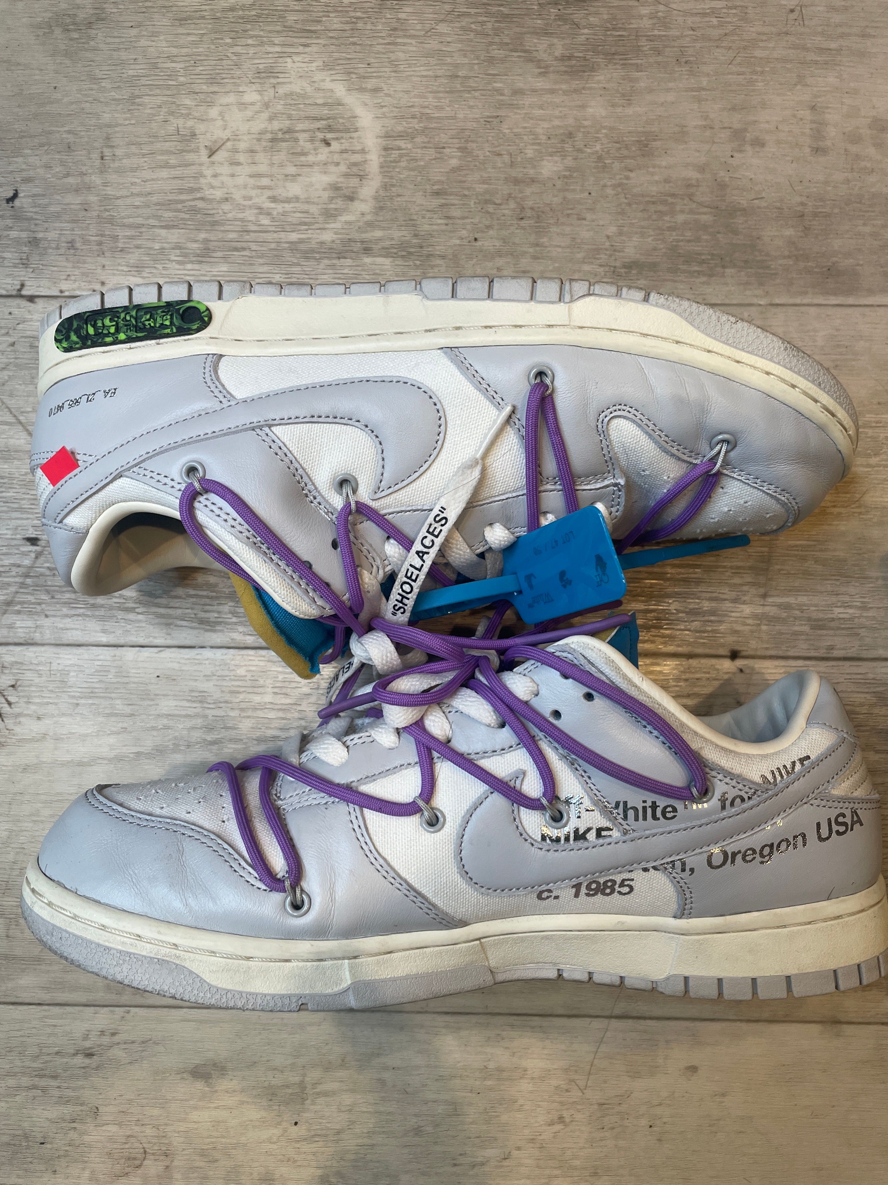 Off-White × Nike Dunk Low "Sail/Neutral Gray"