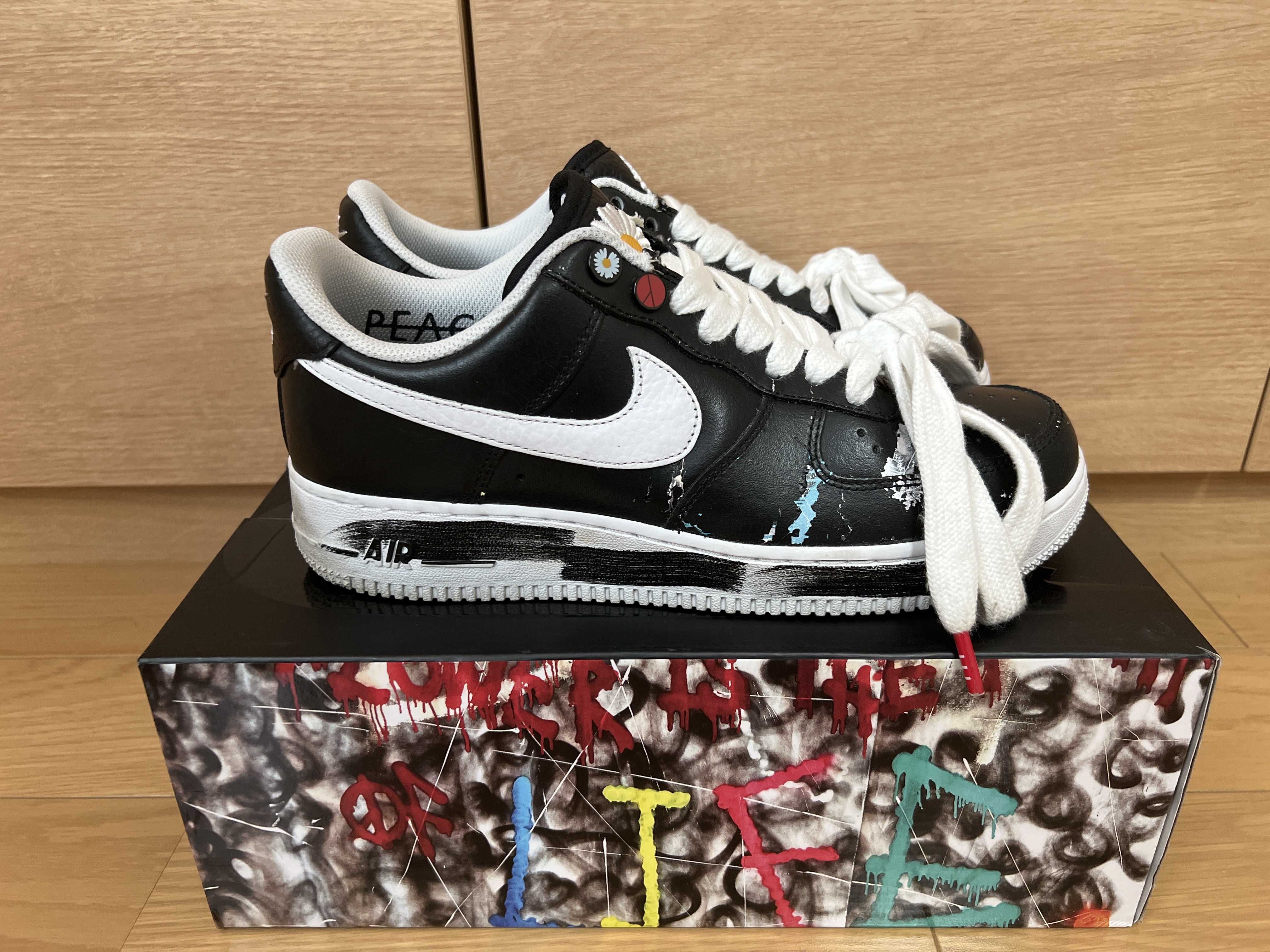 PEACEMINUSONE × Nike Air Force 1 Low Para Noise "Black" / G-DRAGON
