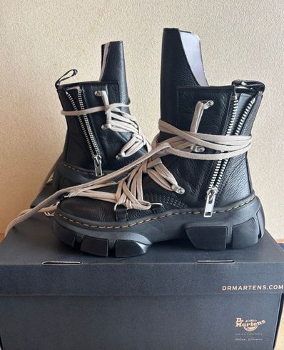 Rick Owens × Dr.Martens 1460 DMXL Mega Lace Boot "Black"