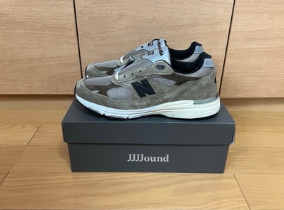 JJJJound × New Balance 993 "Mushroom/White"