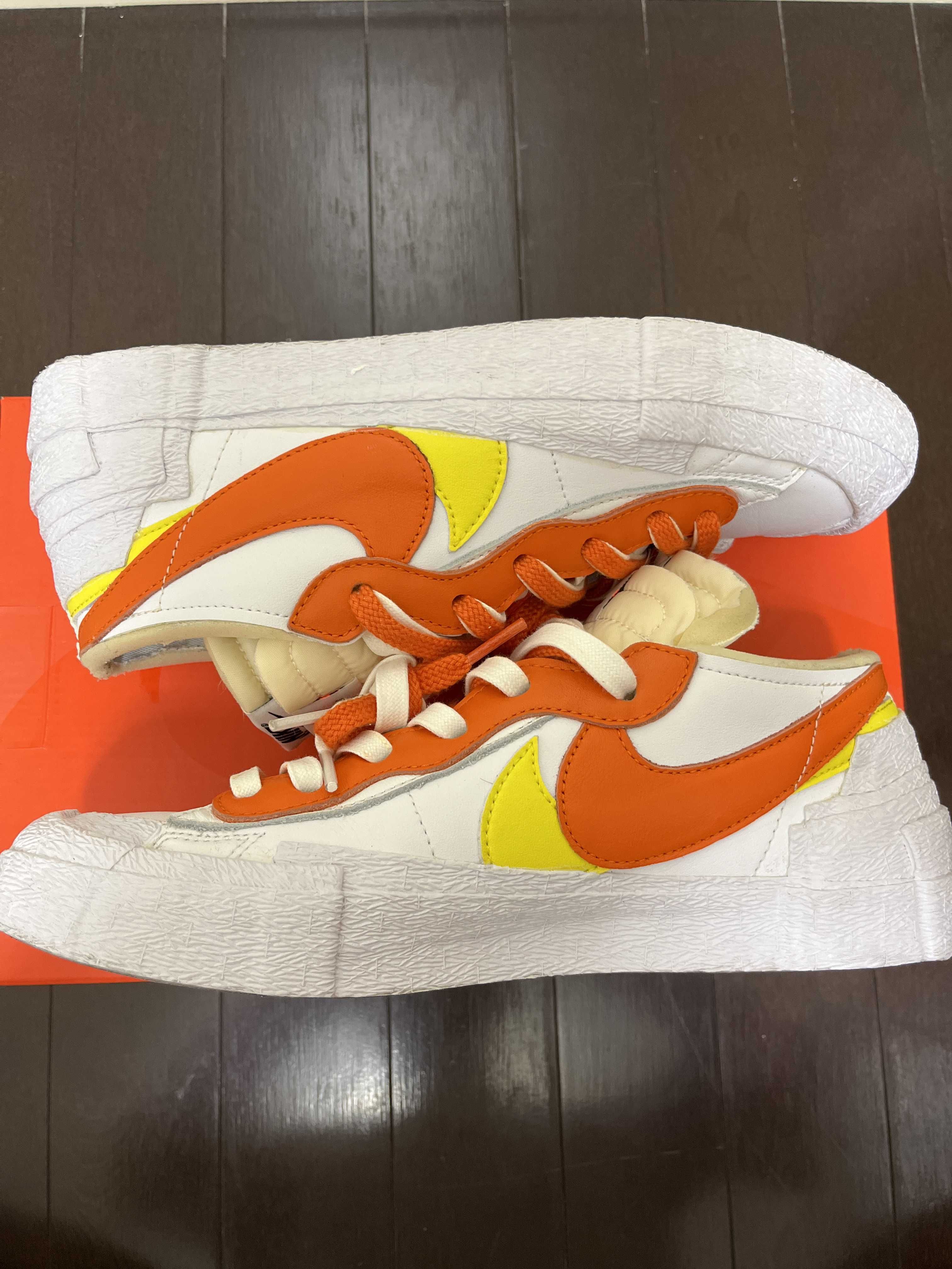 SACAI × NIKE BLAZER LOW "MAGMA ORANGE"