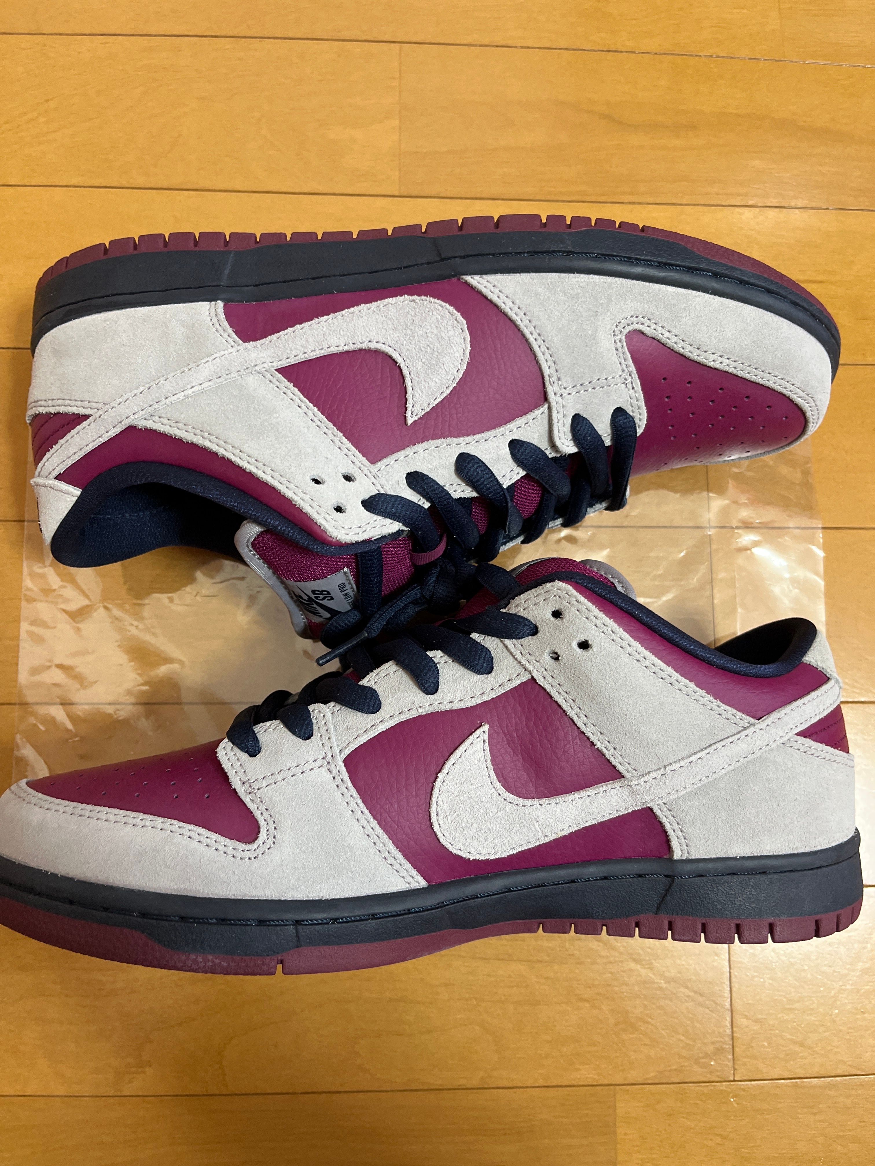 Nike SB Dunk Low Pro "Burgundy/Grey"