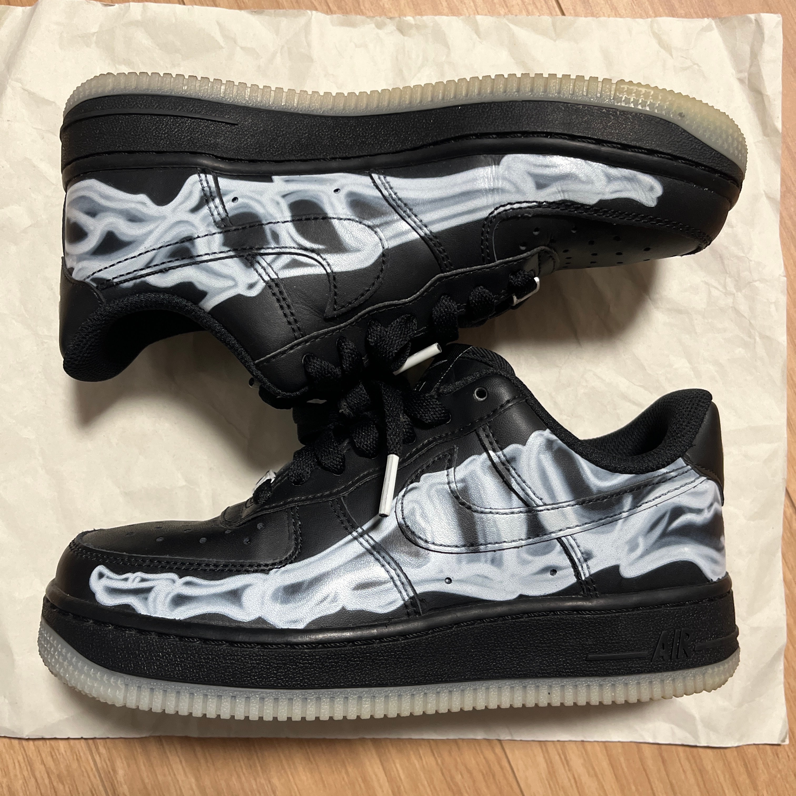 Nike Air Force 1 Low "Black Skeleton"