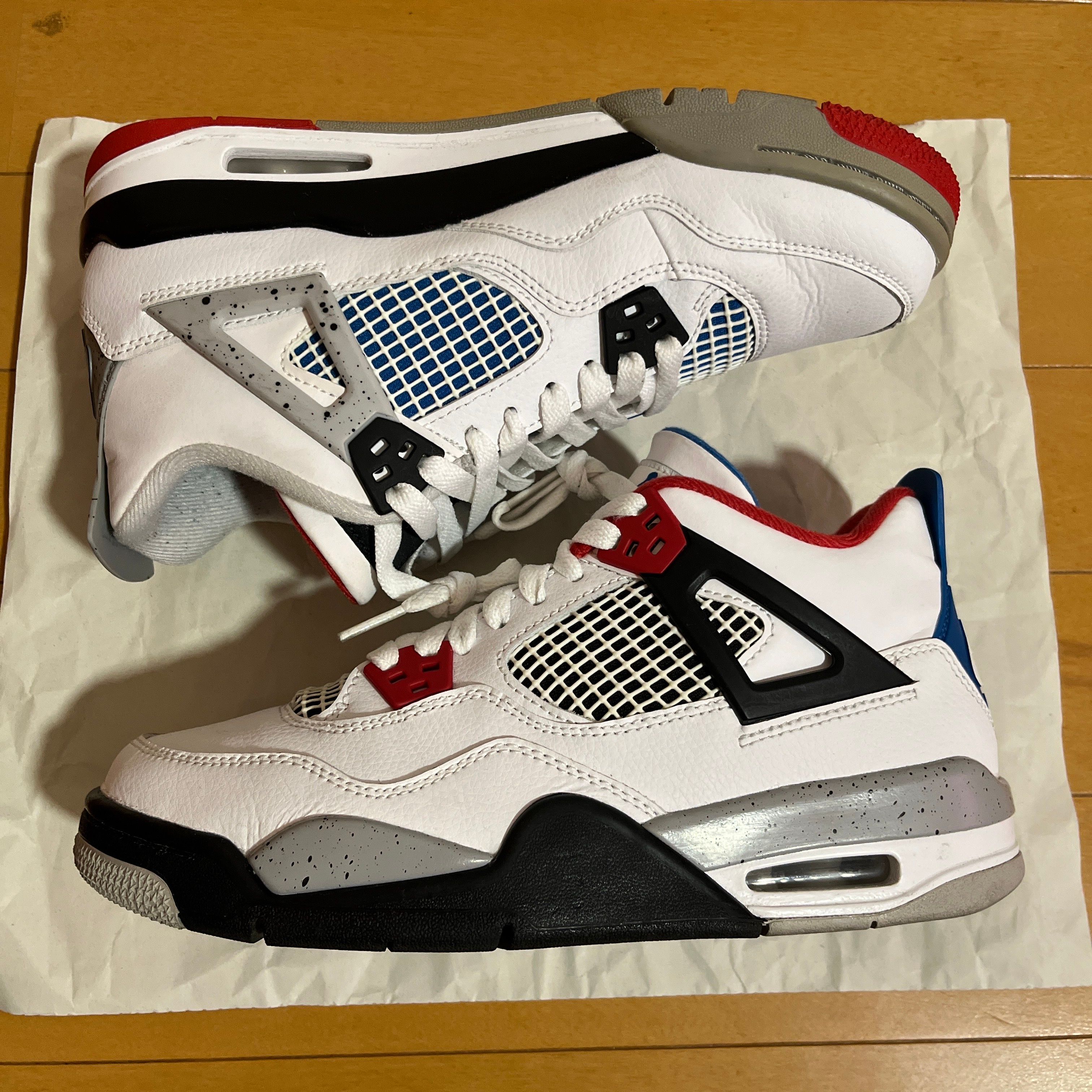NIKE AIR JORDAN 4 GS WHAT THE 4