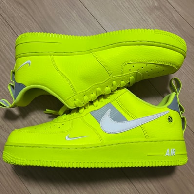 Nike Air Force 1 Low Utility "Volt/White/Black/Wolf Grey"