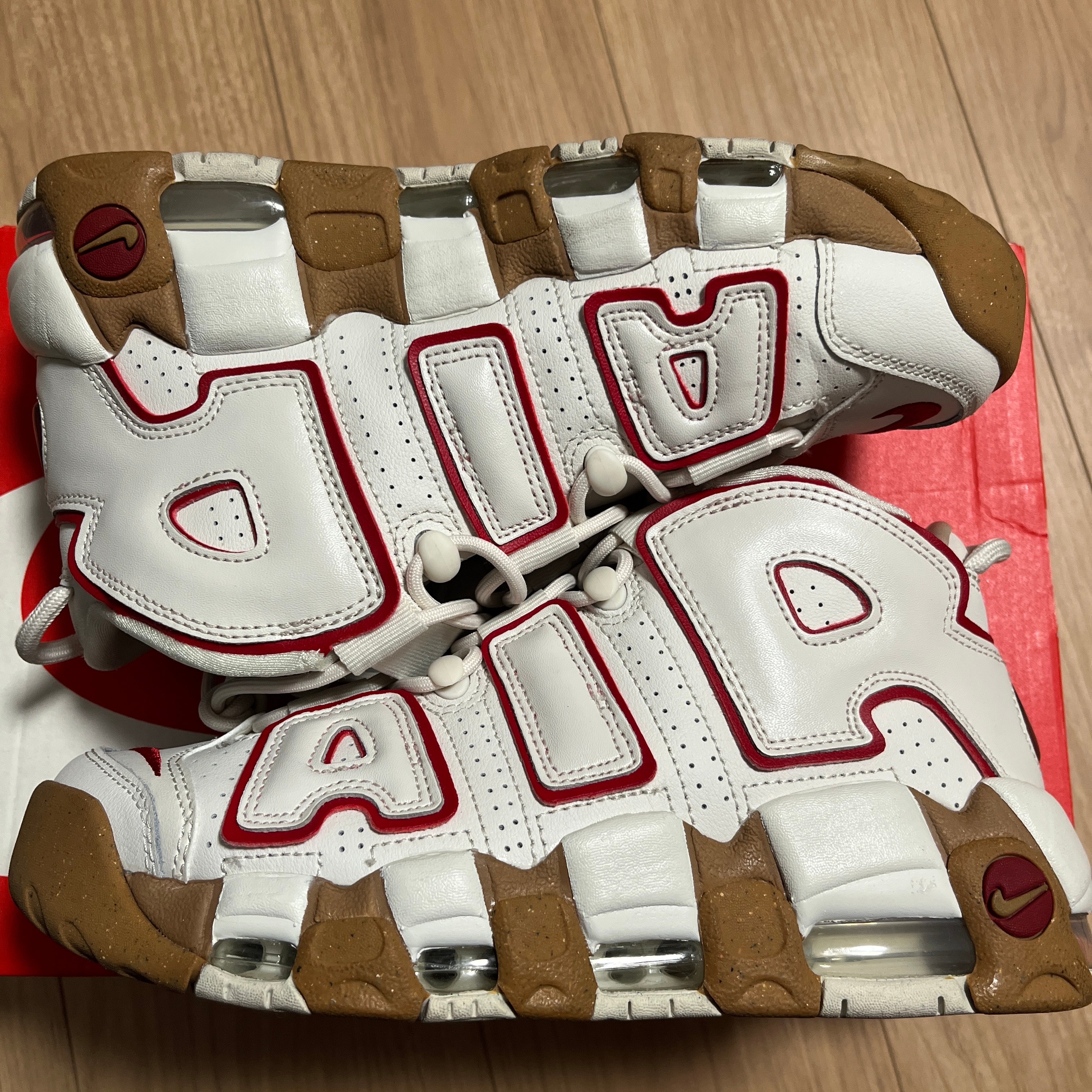 Nike Women's Air More Uptempo "White/Red/Gum"