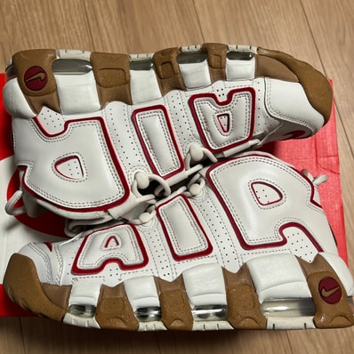 Nike Women's Air More Uptempo "White/Red/Gum"