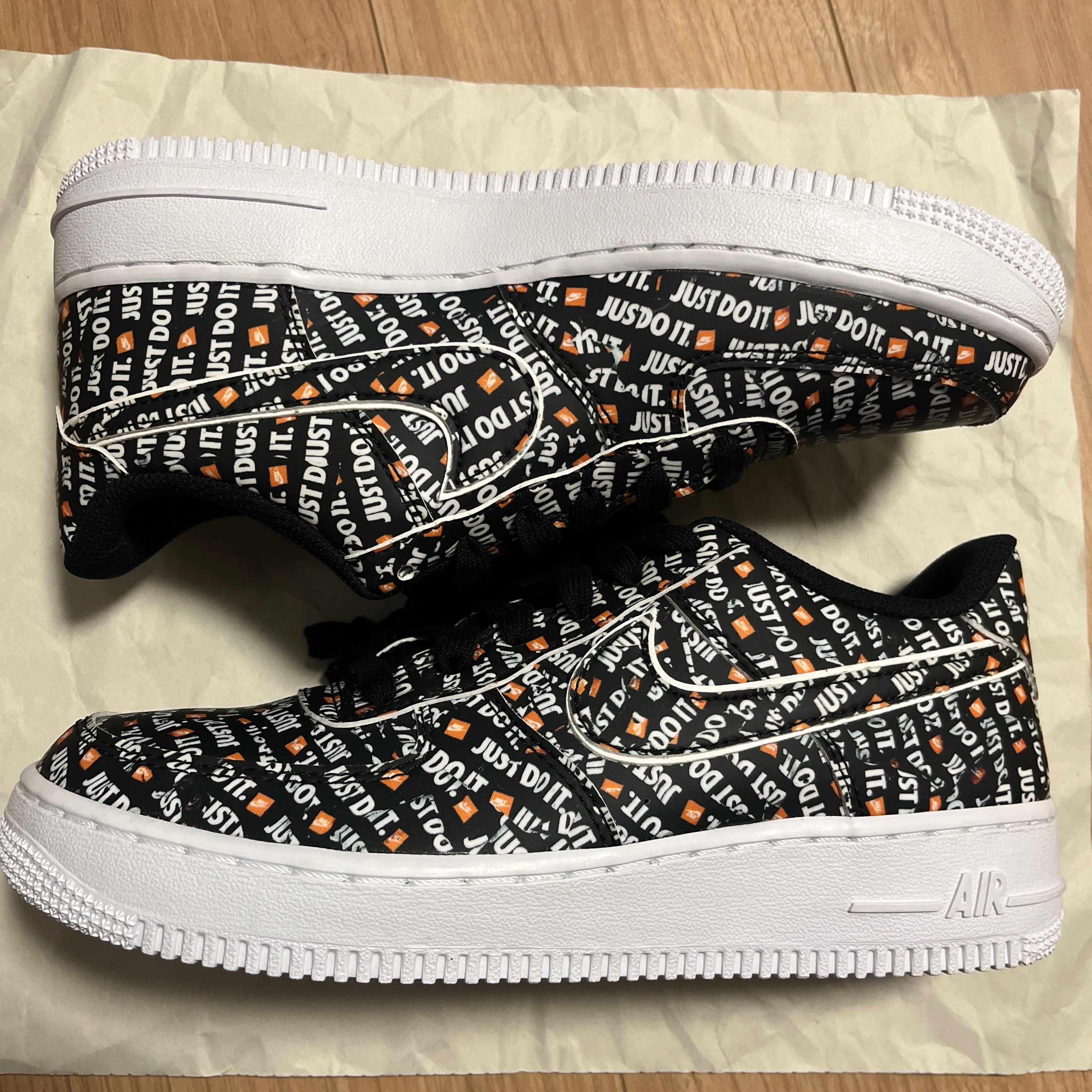 Nike GS Air Force 1 Low "Just Do It Pack/Black"