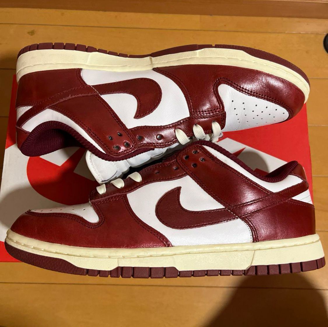 Nike Women's Dunk Low PRM "Team Red and White"