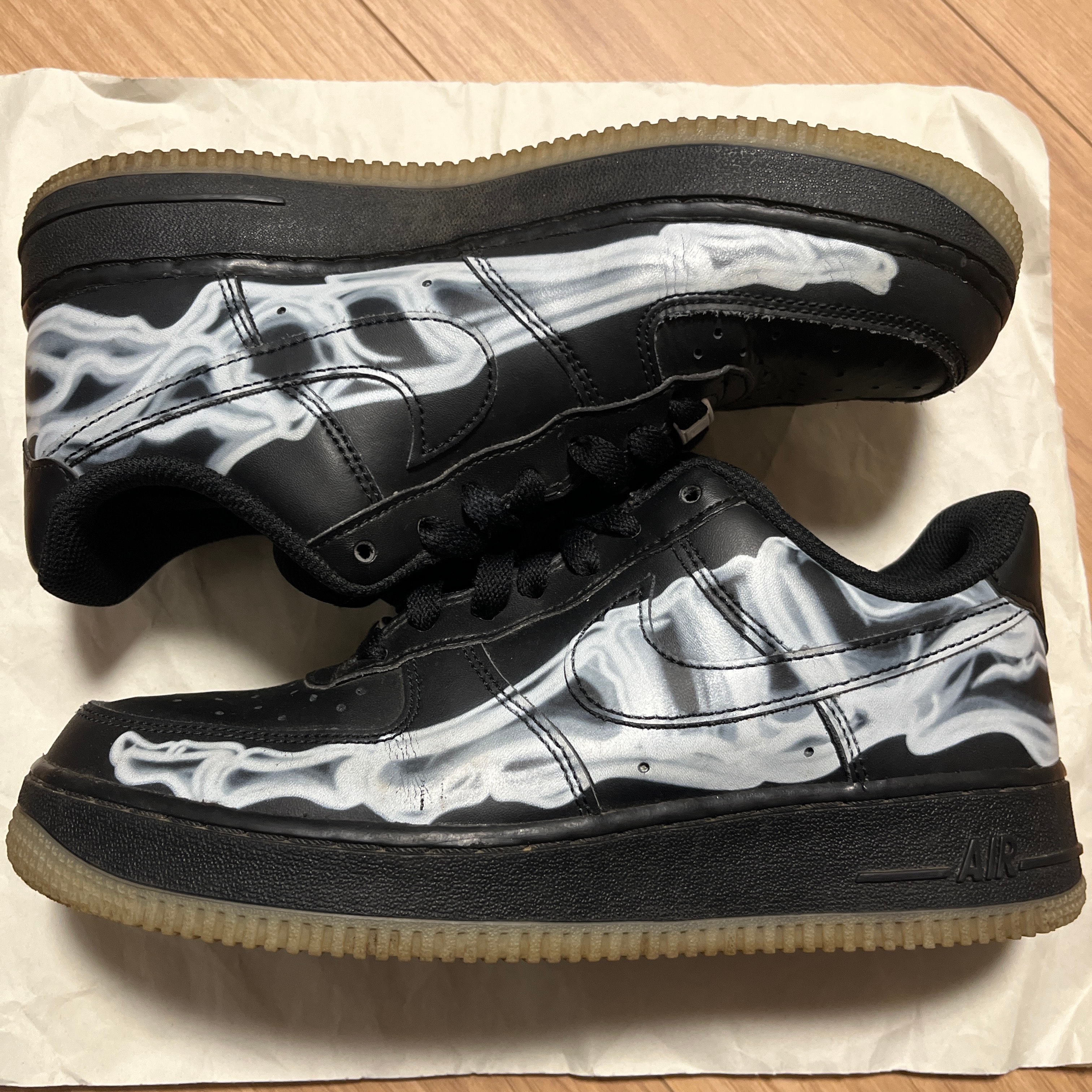 Nike Air Force 1 Low "Black Skeleton"