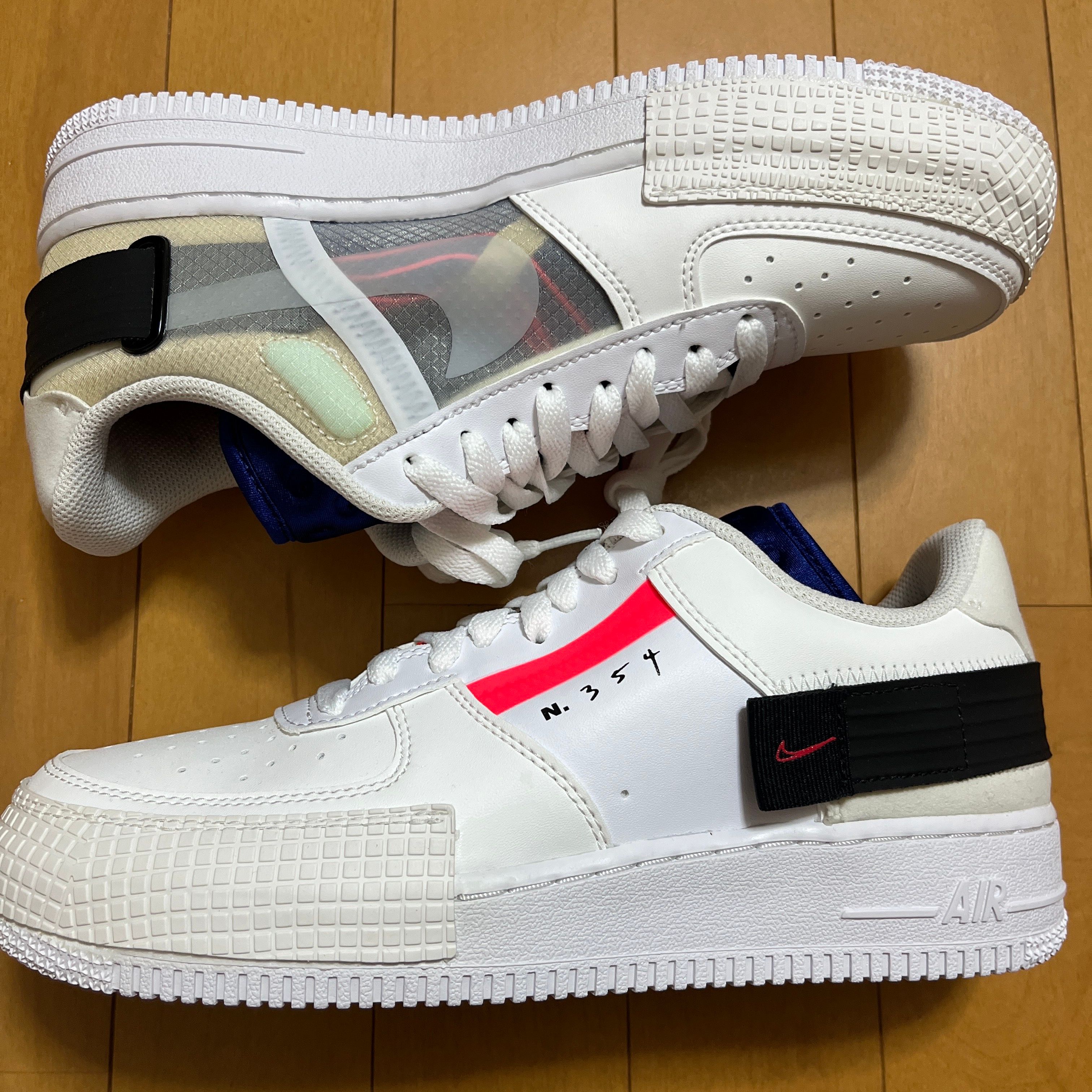 Nike Air Force 1 Low Type "Summit White/Red Orbit/White/Black"