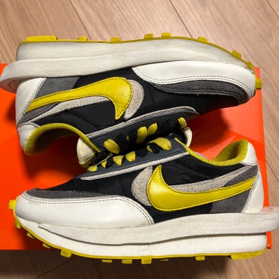 UNDERCOVER × sacai × Nike LD Waffle "Black/Sail-Dark Grey-Bright Citron"