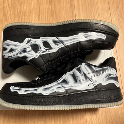 Nike Air Force 1 Low "Black Skeleton"