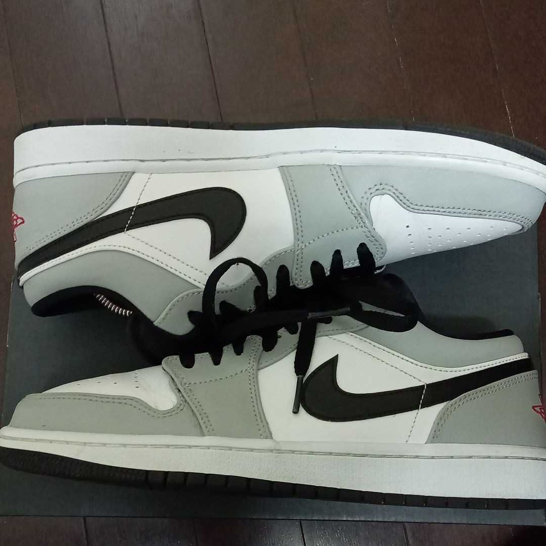 NIKE AIR JORDAN 1 LOW "LIGHT SMOKE GREY"