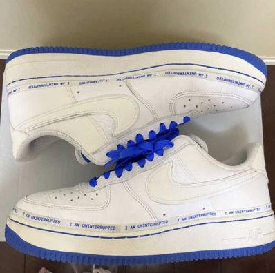 Uninterrupted × Nike Air Force 1 "White/Lapis Blue"