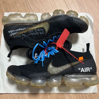 Off-White × Nike Air Vapormax "Black/Total Orange/Clear"