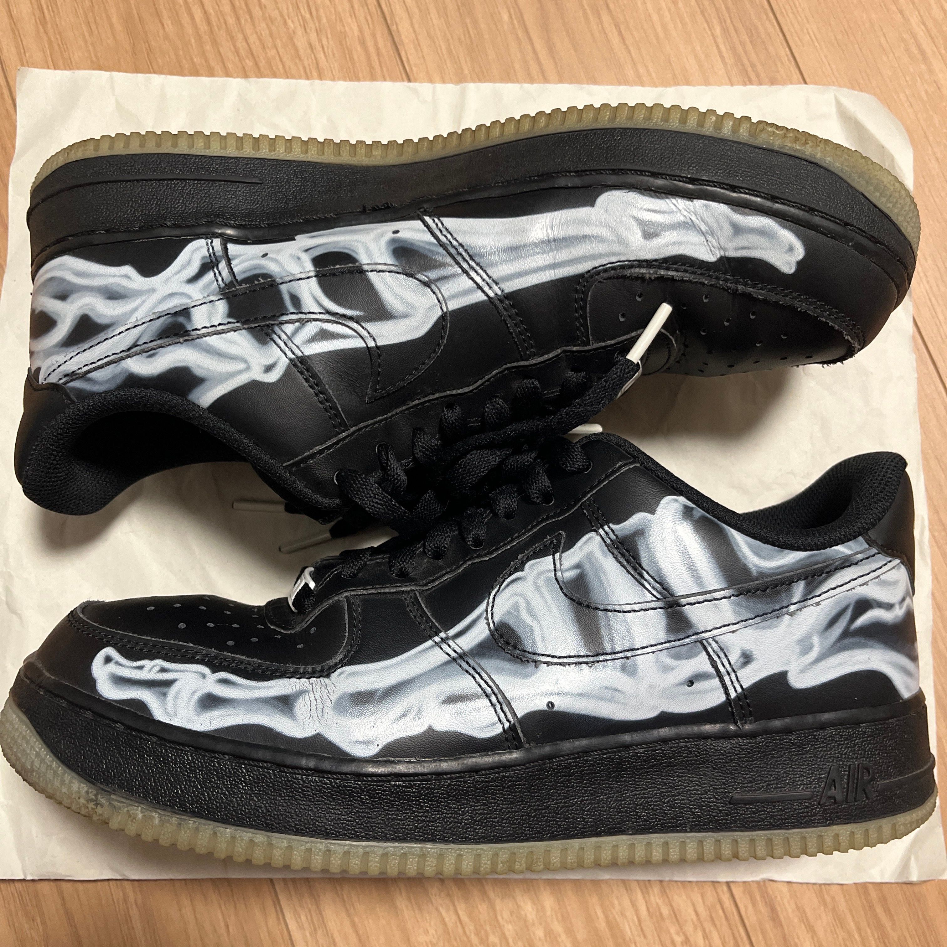 Nike Air Force 1 Low "Black Skeleton"