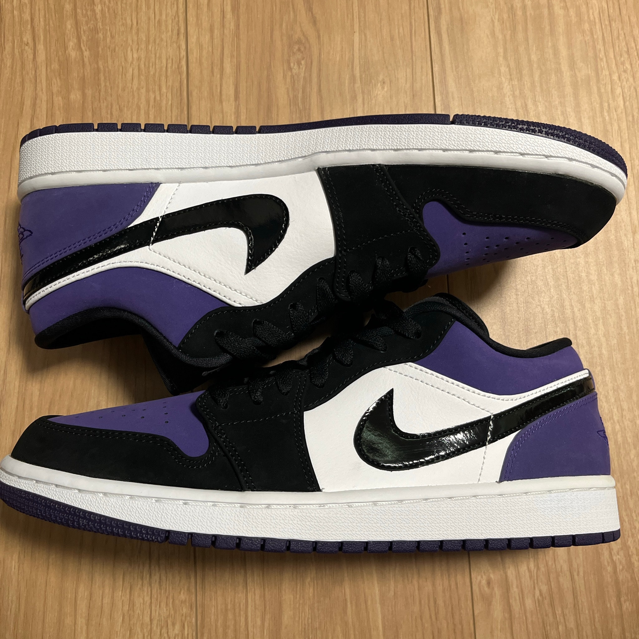 Nike Air Jordan 1 Retro Low "White/Black/Court Purple"