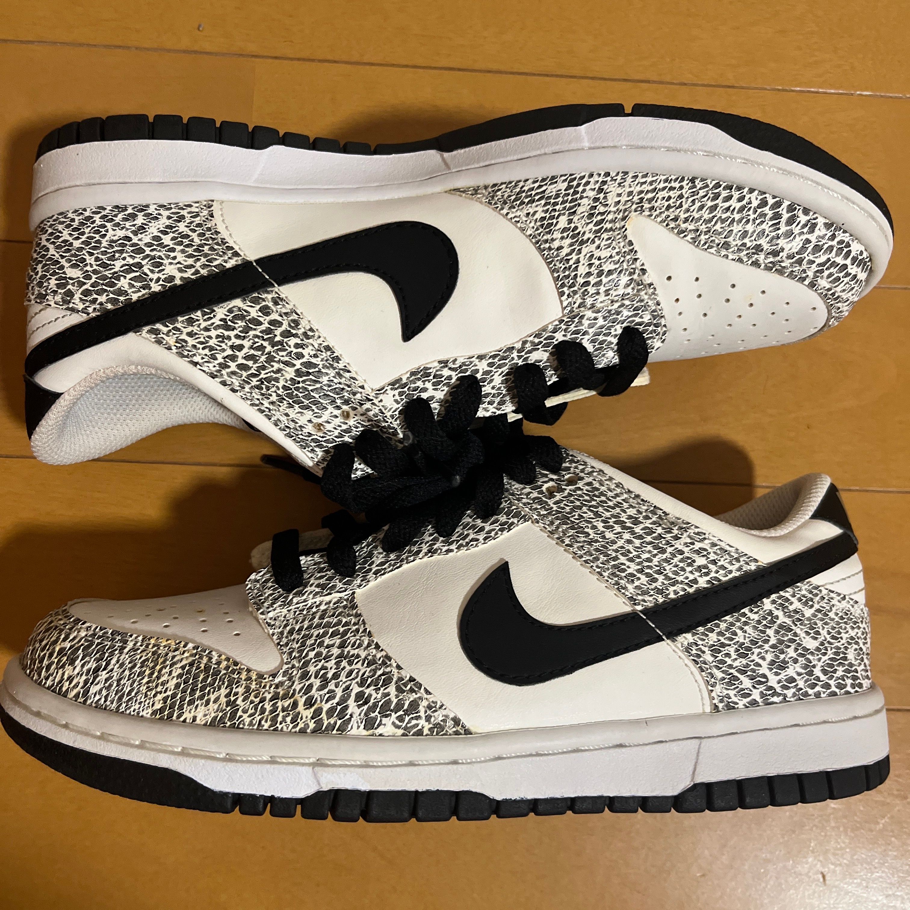 Nike GS Dunk Low "White/Black/Silver"