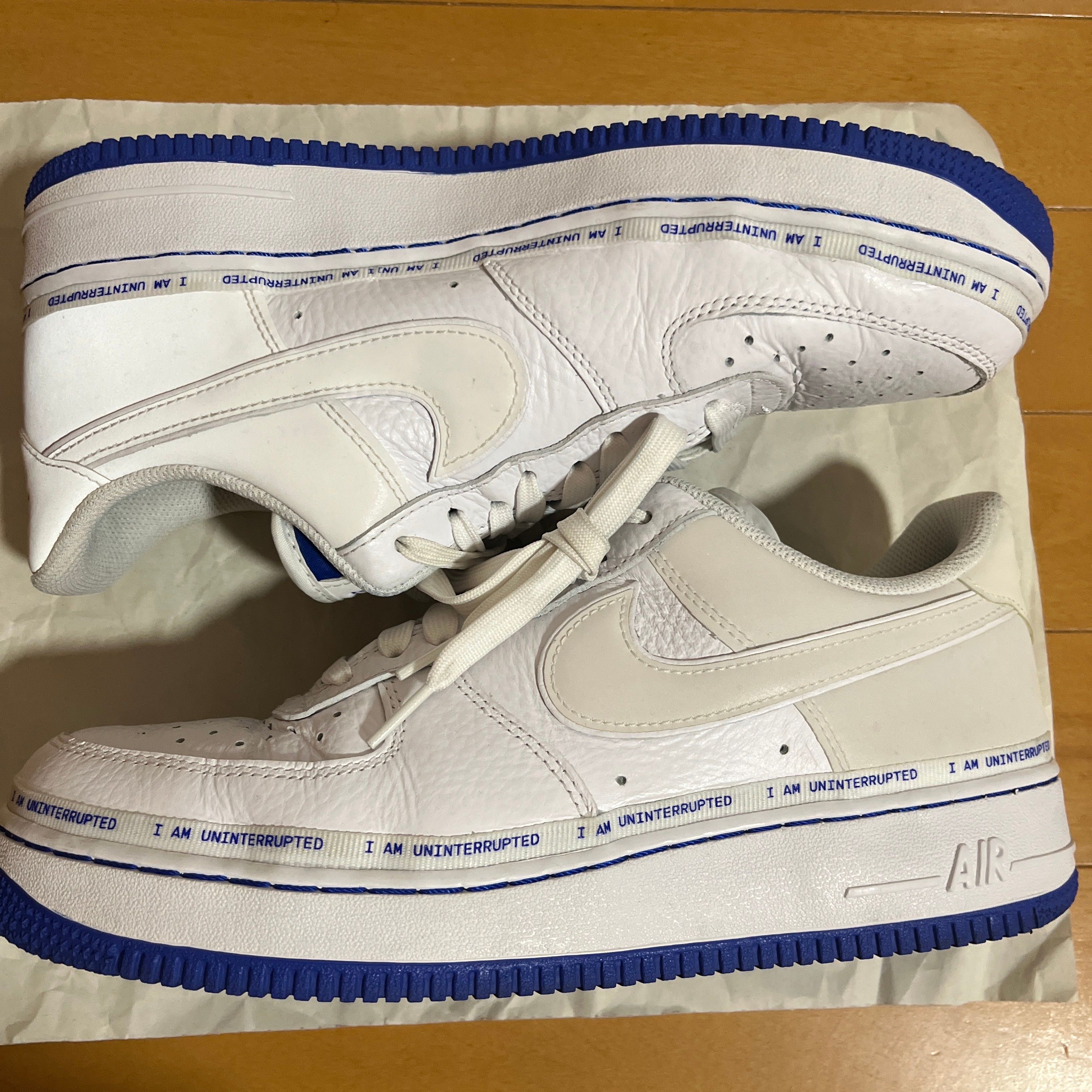 Uninterrupted × Nike Air Force 1 "White/Lapis Blue"