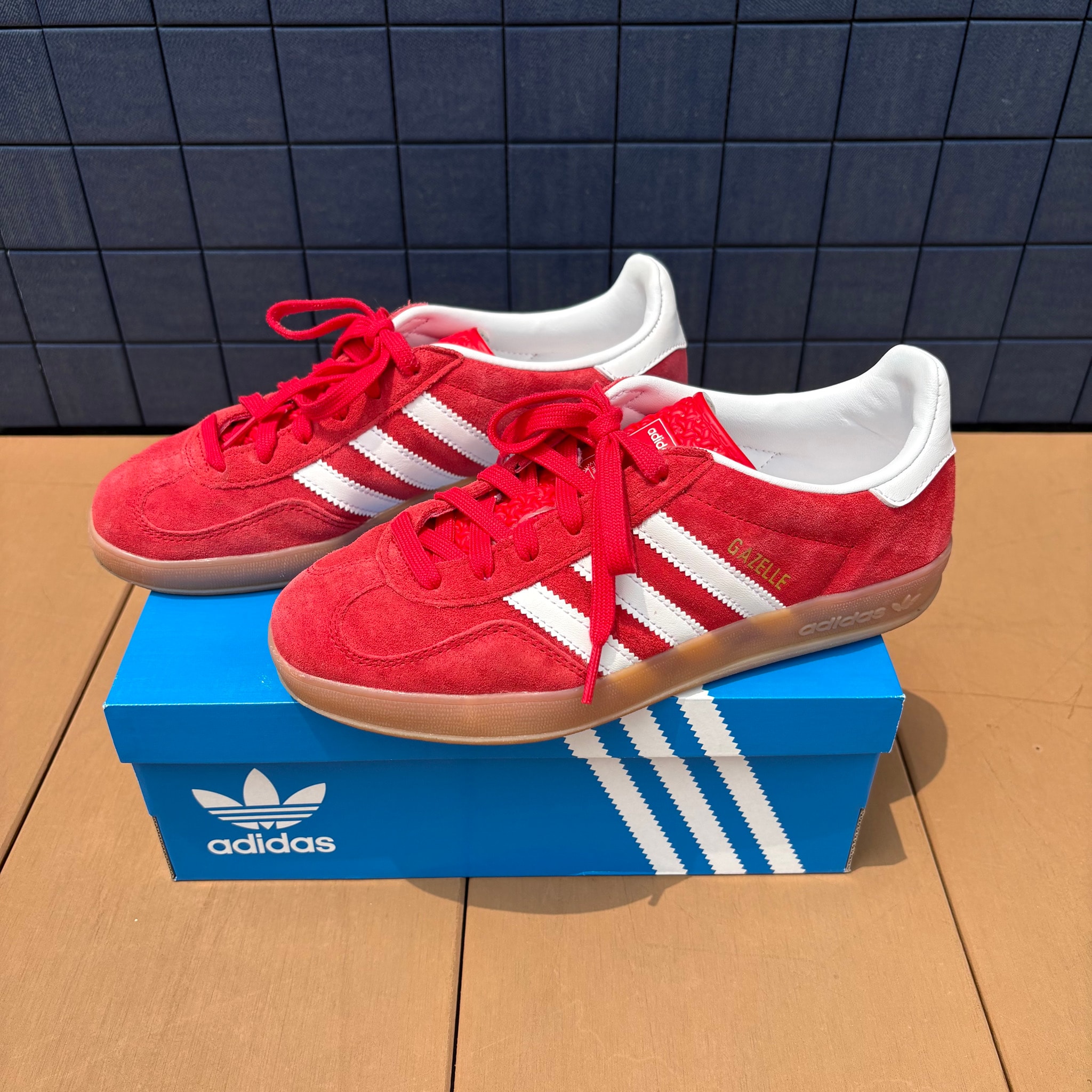 adidas Gazelle Indoor "Better Scarlet/Cloud White"