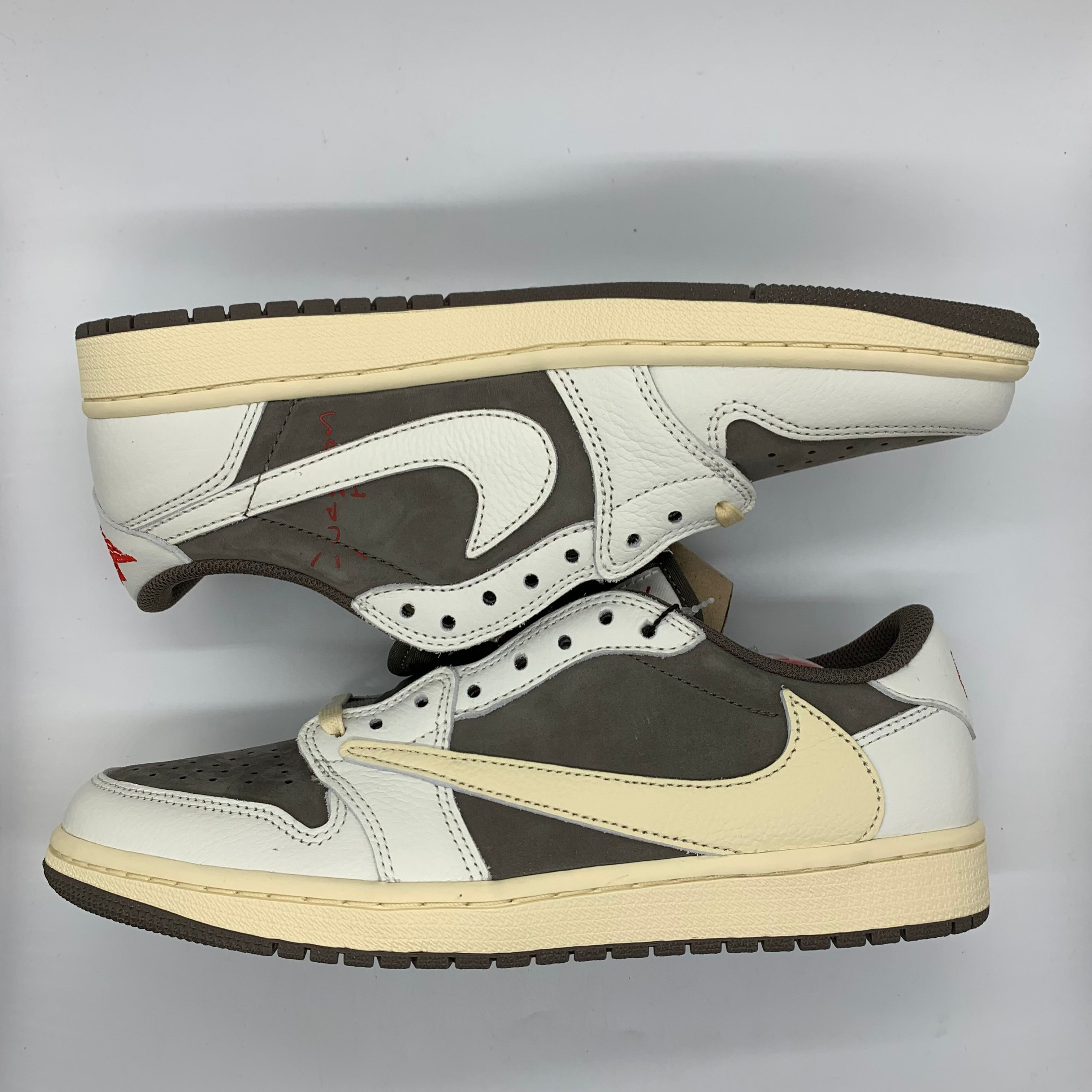 Travis Scott × Nike Air Jordan 1 Low OG SP "Reverse Mocha/Sail and Ridgerock"