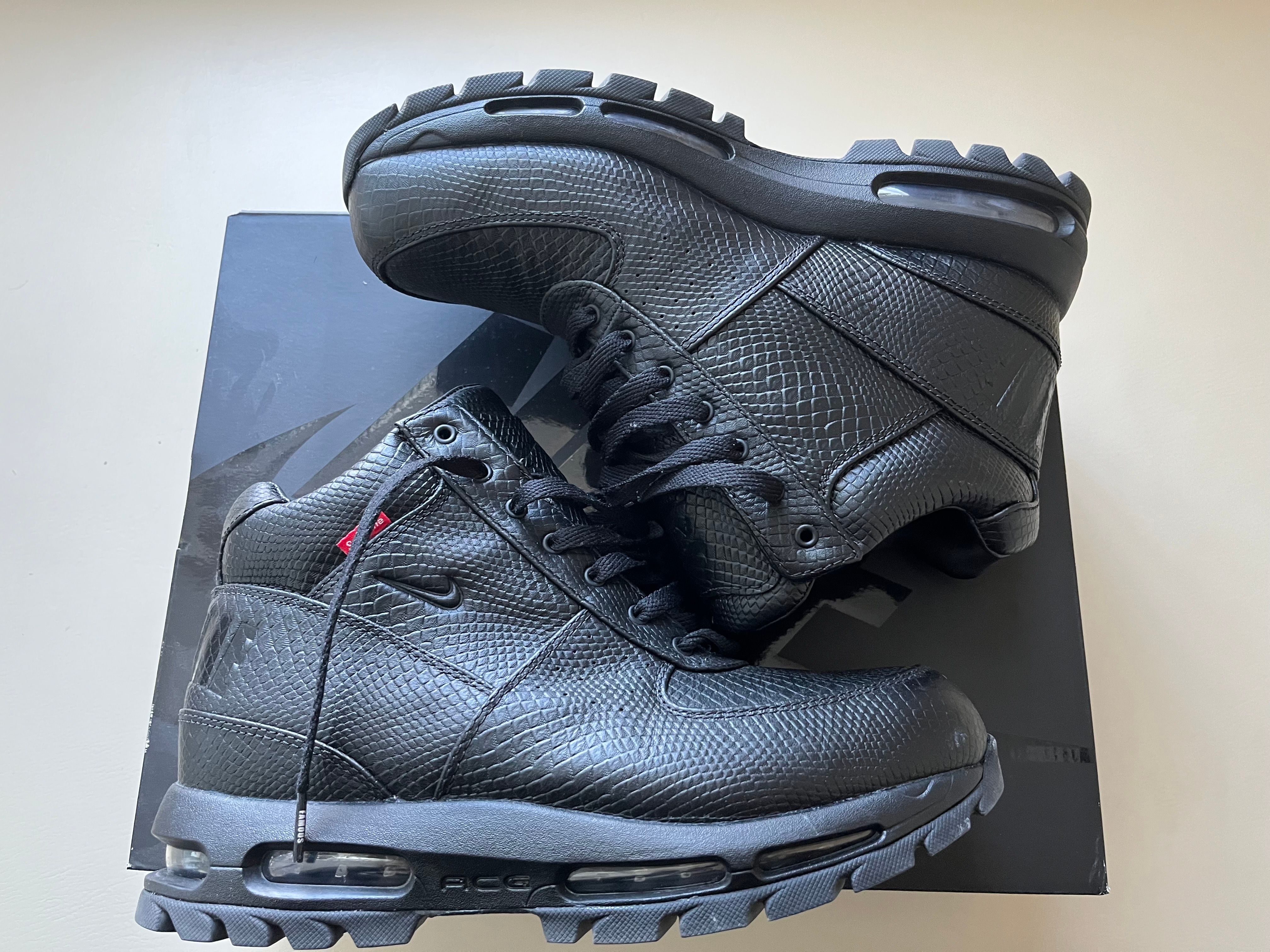 Supreme × Nike Air Max Goadome "Black"