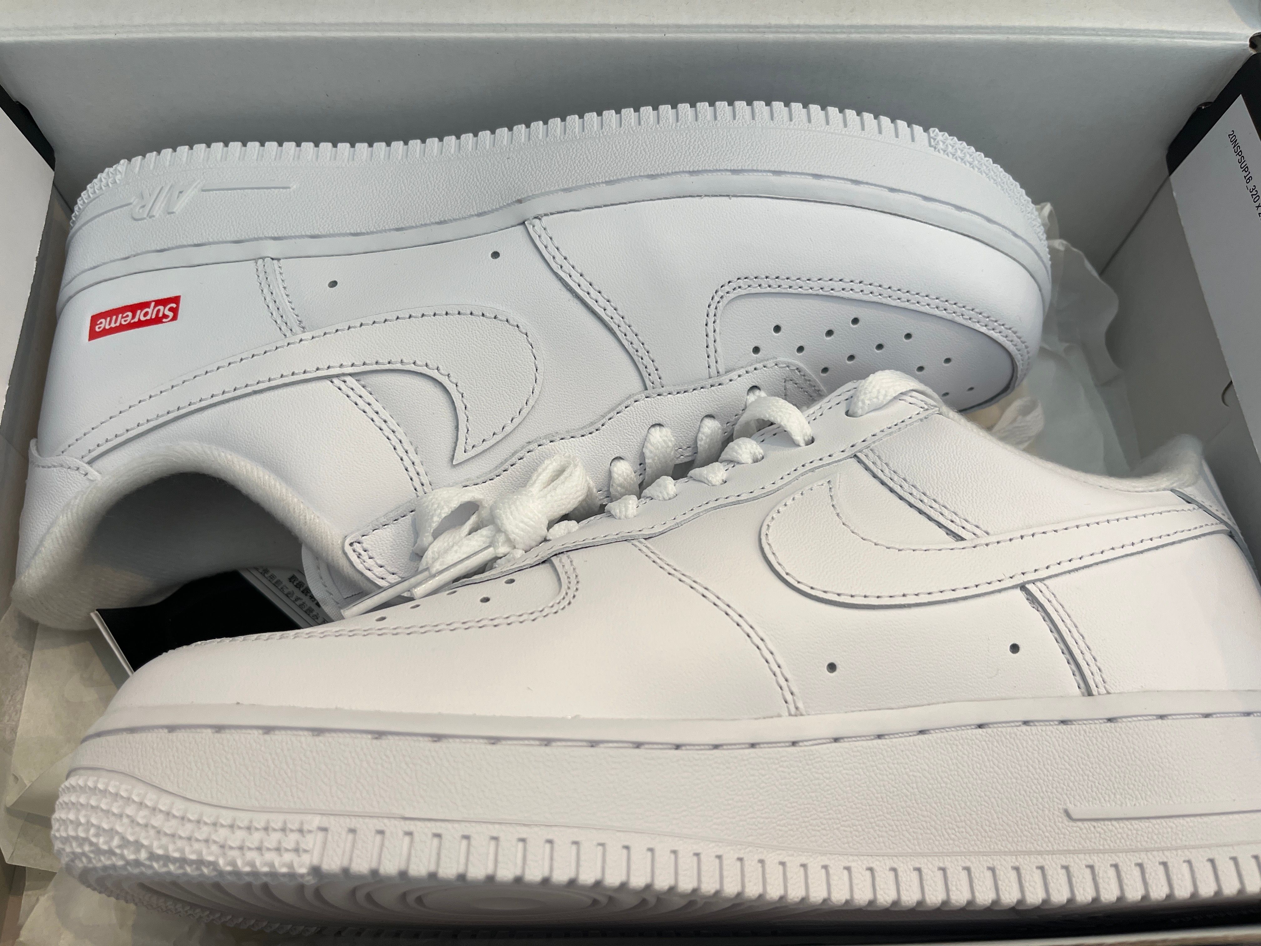 Supreme × Nike Air Force 1 Low "White"