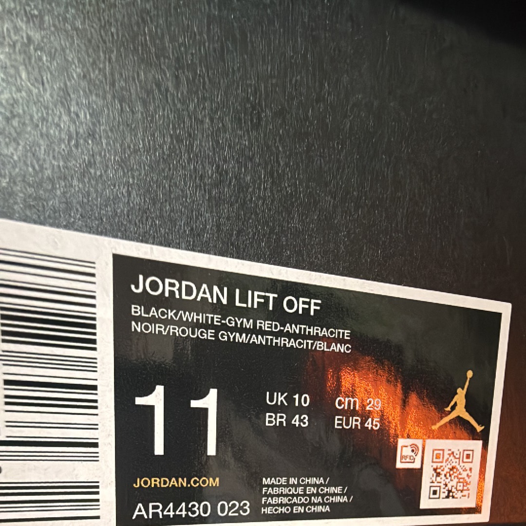 Nike Jordan Lift Off "Black/Gym Red/Anthracite/White"