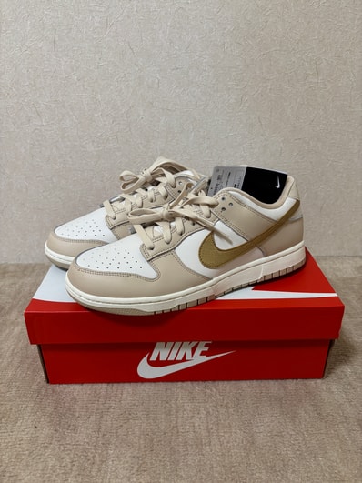 Nike Women's Dunk Low "Gold Swoosh"