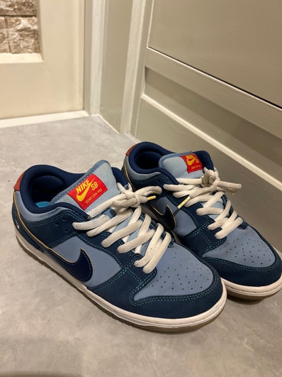Why So Sad? × Nike SB Dunk Low "Coastal Blue/Speed Yellow-University Red"