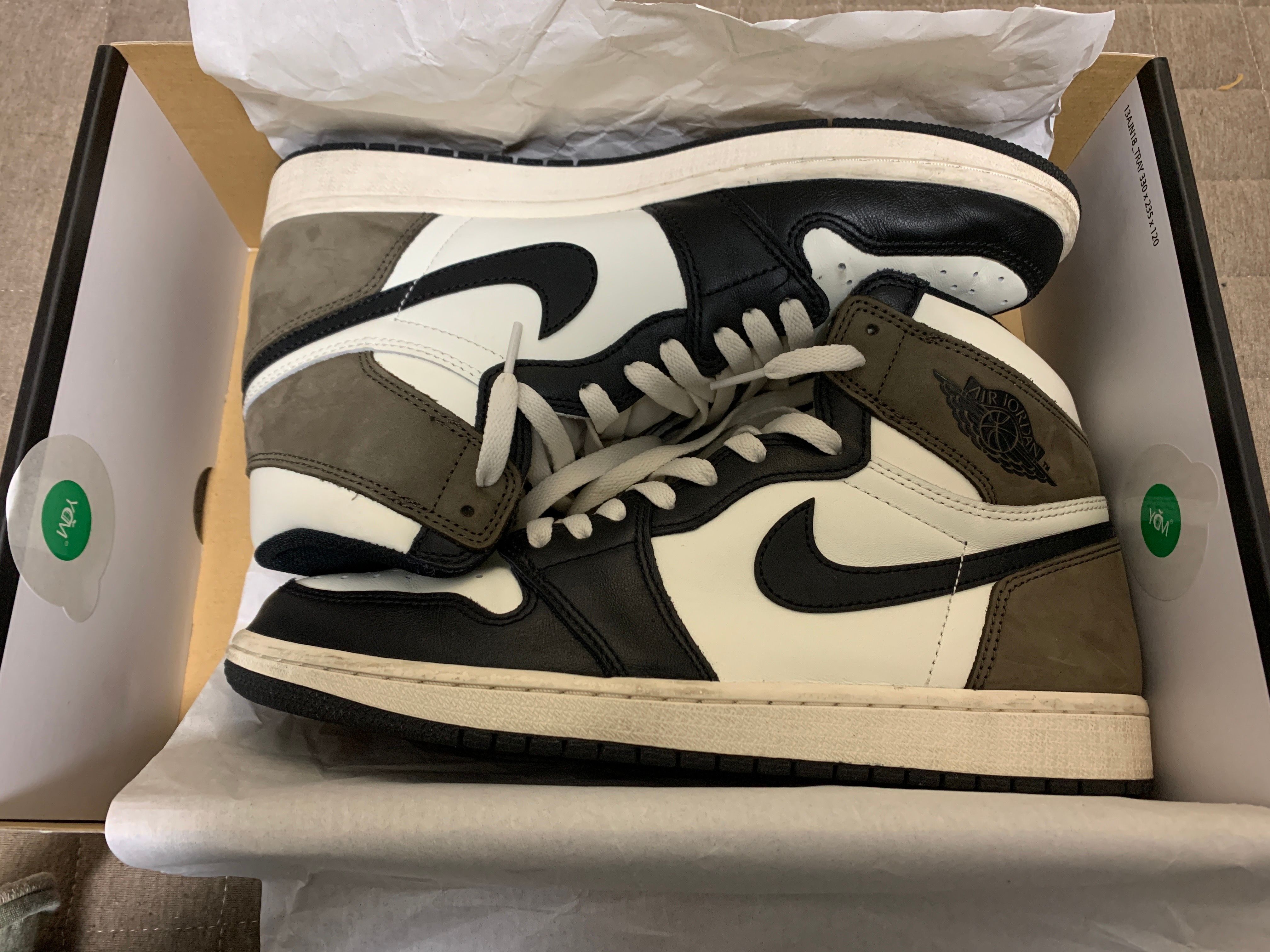 Nike Air Jordan 1 High OG "Sail/Dark Mocha/Black"