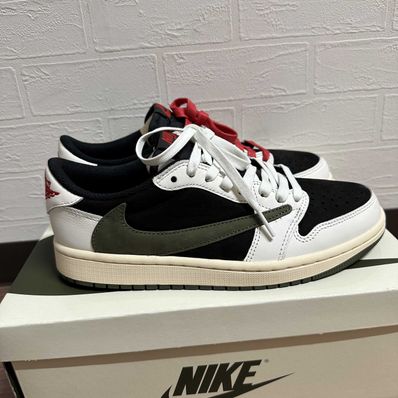 Travis Scott × Nike Women's Air Jordan 1 Low OG "Medium Olive"