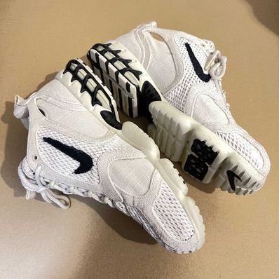 Stussy × Nike Air Zoom Spiridon CG 2 "Fossil/Black"