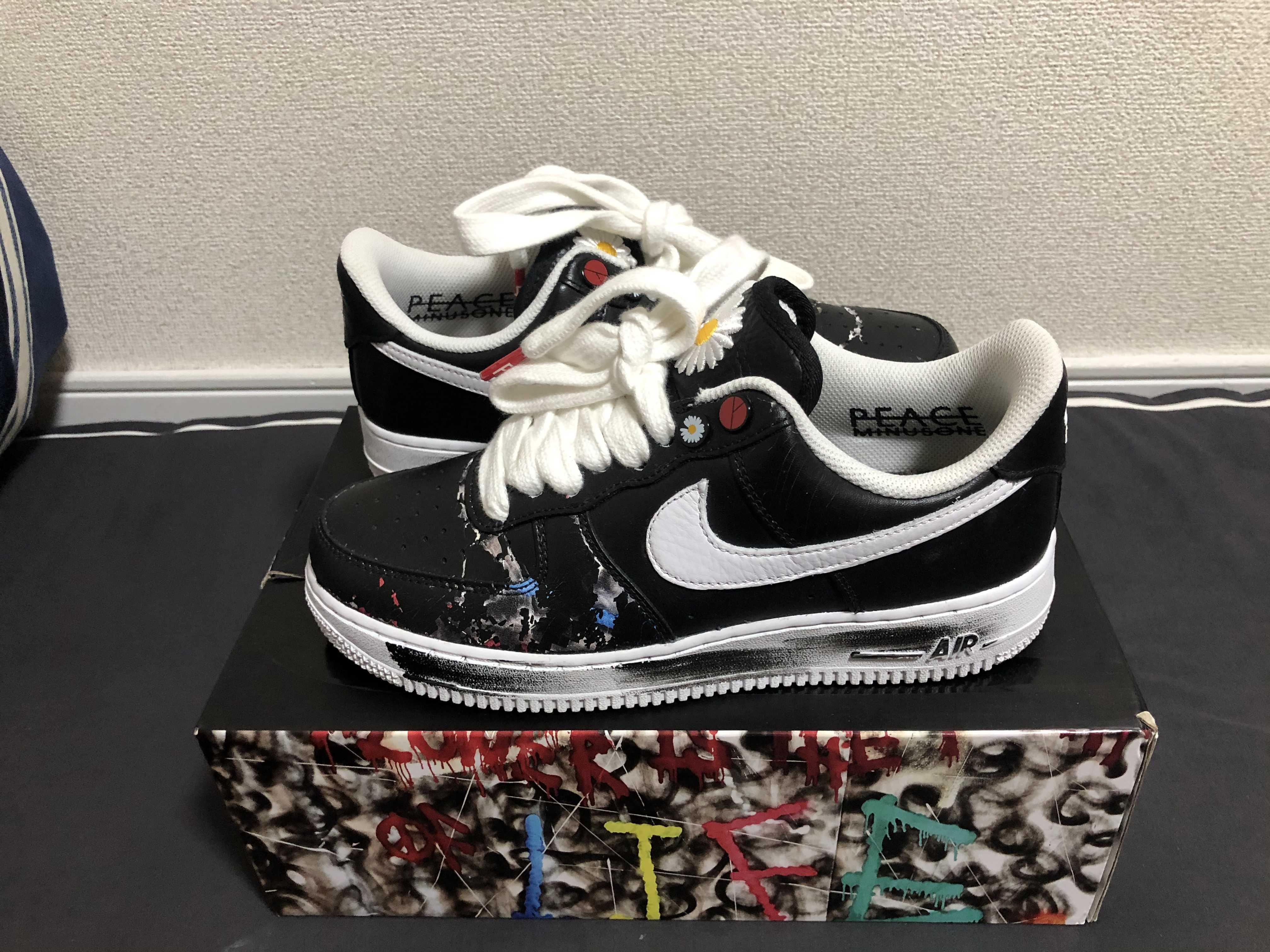 PEACEMINUSONE × Nike Air Force 1 Low Para Noise "Black" / G-DRAGON