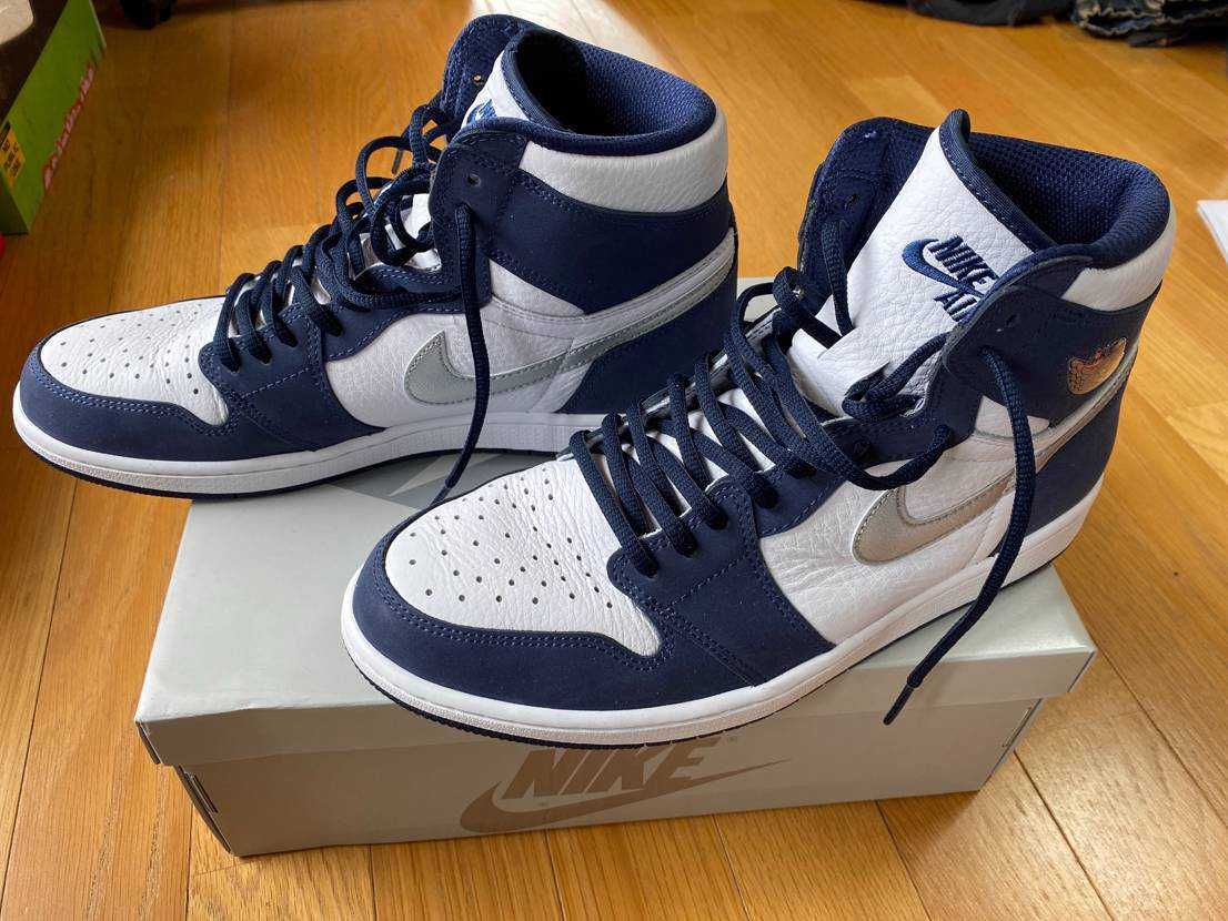 Nike Air Jordan 1 High OG CO.JP "White/Midnight Navy" (2020)(ブリーフケースなし)