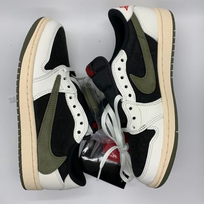 Travis Scott × Nike Women's Air Jordan 1 Low OG "Medium Olive"