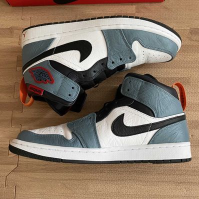 FACETASM × Nike Air Jordan 1 Mid "White/Navy"