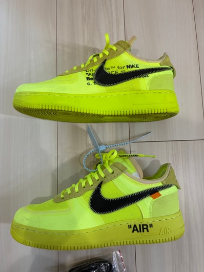 Off-White × Nike Air Force 1 Low "Volt"