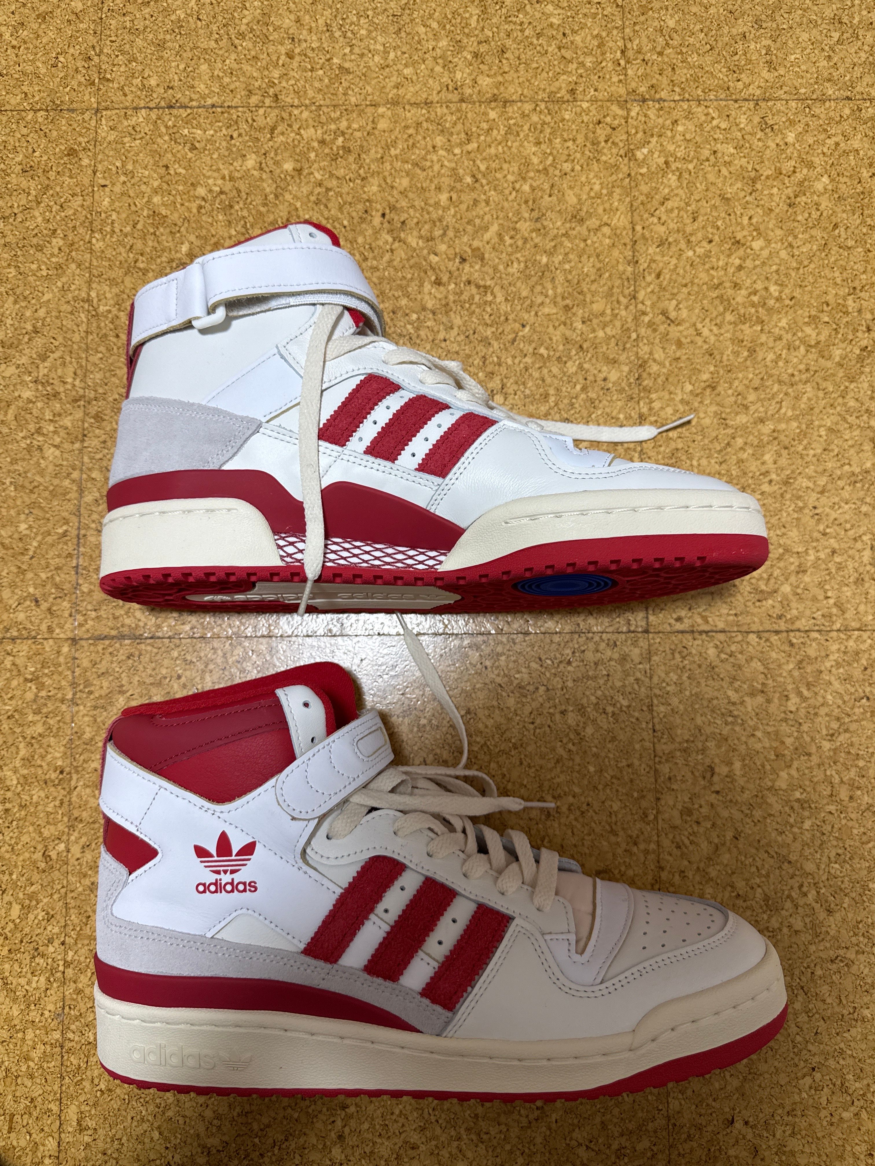 adidas Forum 84 High "Cloud White/Team Power Red/Cream White"