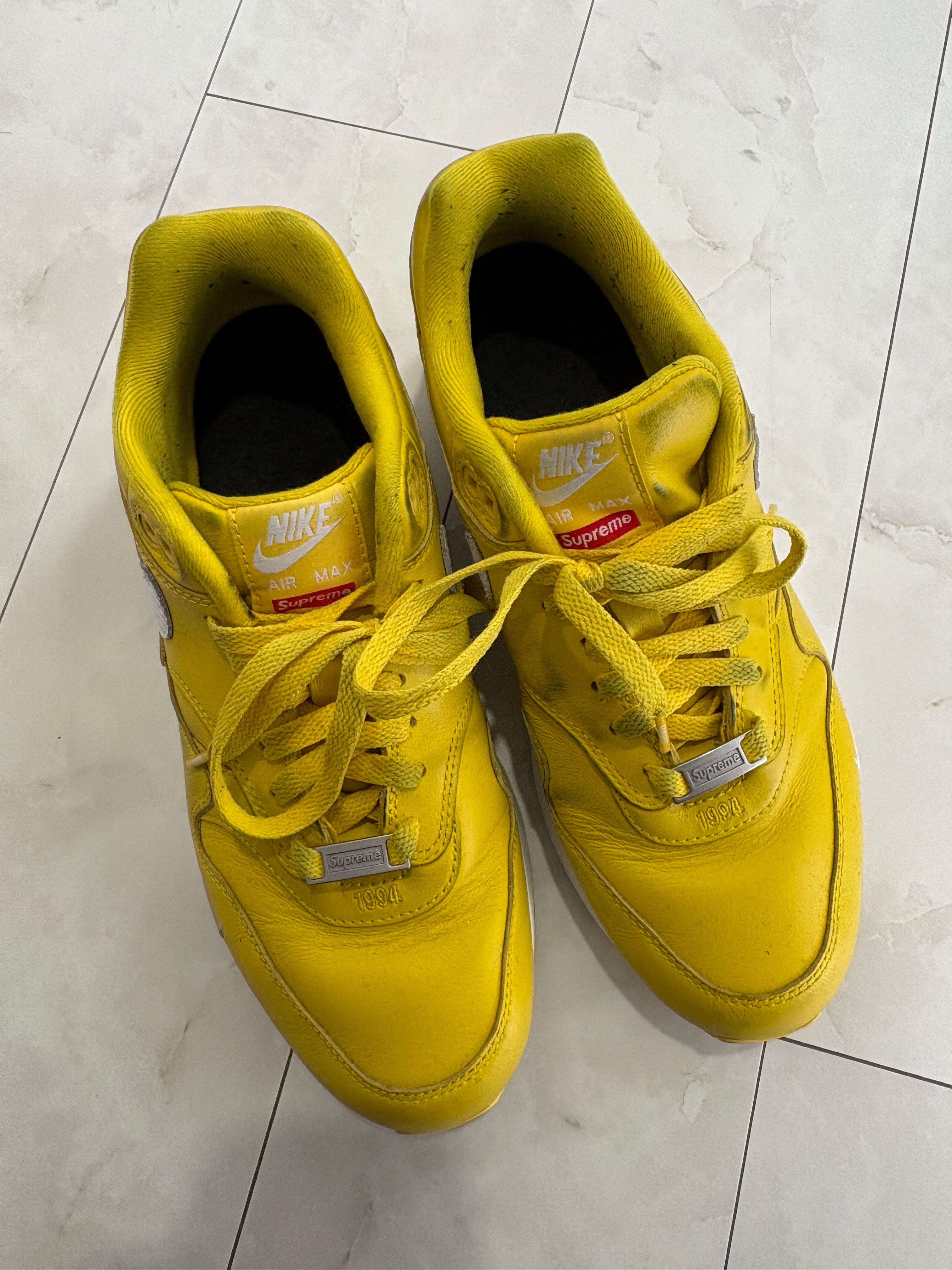 Supreme × Nike Air Max 1 '87 SP "Yellow" (25SS Week4)