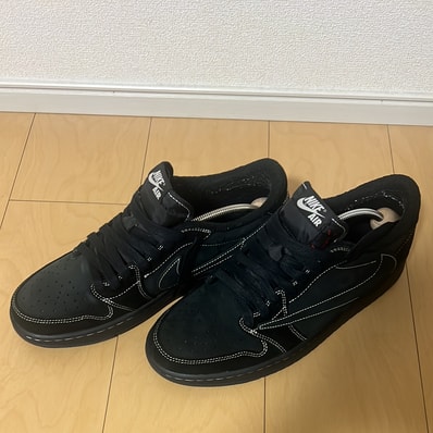 Travis Scott × Nike Air Jordan 1 Low OG SP "Black Phantom"
