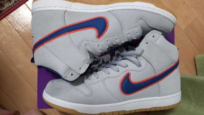 Nike SB Dunk High "Rush Blue and Team Orange/New York Mets"