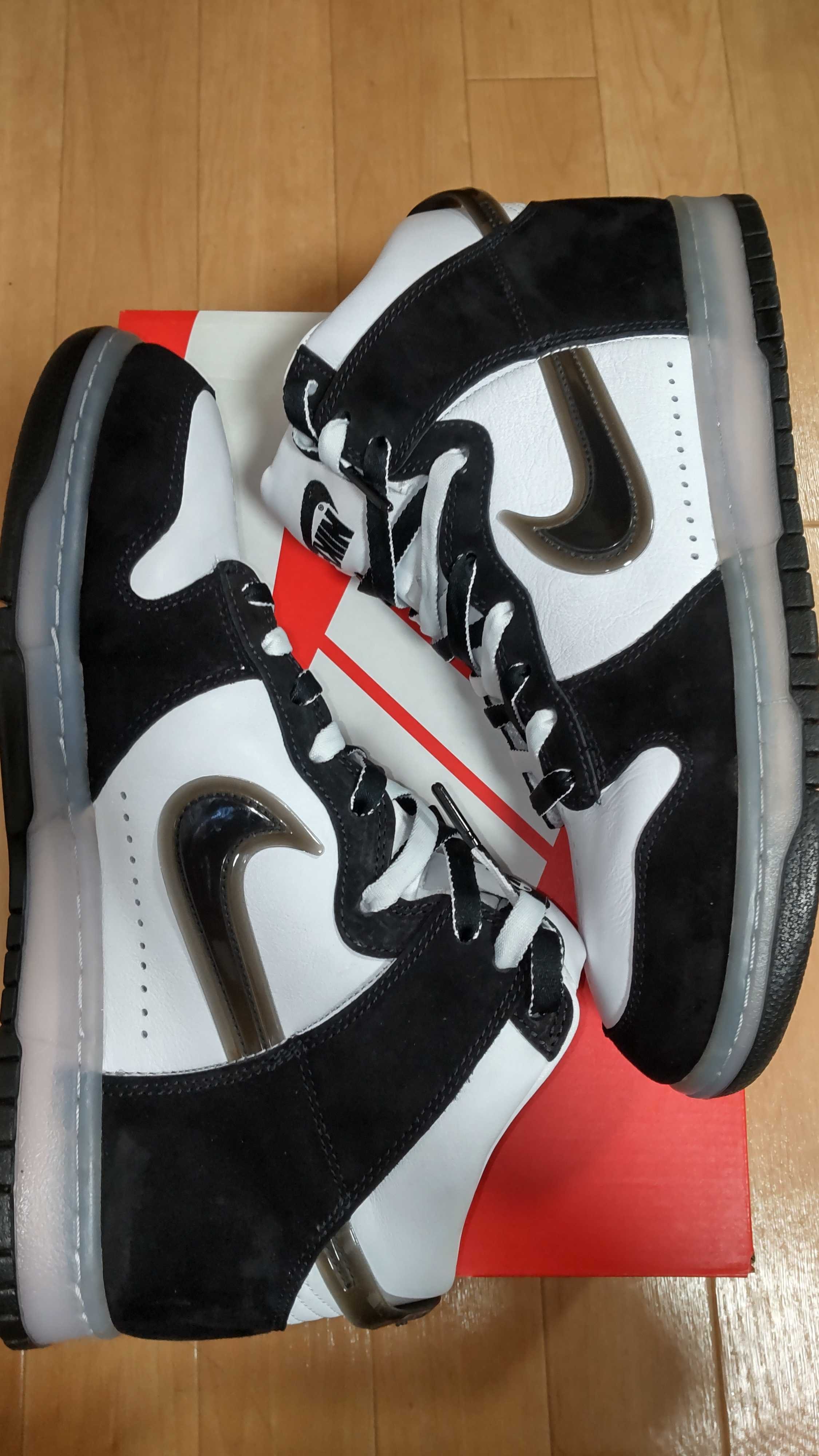 SLAM JAM x NIKE DUNK HIGH "WHITE/CLEAR BLACK"