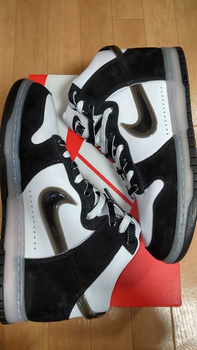 SLAM JAM x NIKE DUNK HIGH "WHITE/CLEAR BLACK"